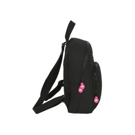 Mochila Casual Kappa Black and pink Negro 13 L