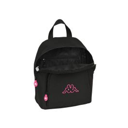 Mochila Casual Kappa Black and pink Negro 13 L