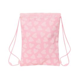 Bolsa Mochila con Cuerdas Safta Love Rosa (26 x 34 x 1 cm)