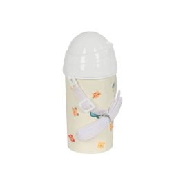 Botella Portaliquidos Safta 500 mL Apertura Automatica Con Pajita Preescolar 195x73X7,30 mm