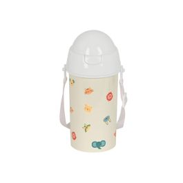 Botella Portaliquidos Safta 500 mL Apertura Automatica Con Pajita Preescolar 195x73X7,30 mm