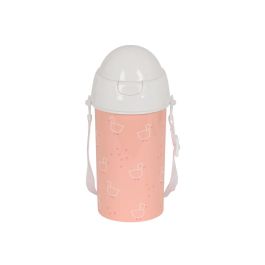 Botella Portaliquidos Safta 500 mL Apertura Automatica Con Pajita Preescolar 195x73X7,30 mm