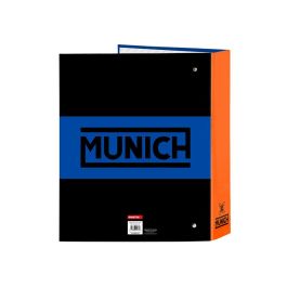 Carpeta de anillas Munich Submarine Azul eléctrico A4 27 x 33 x 6 cm