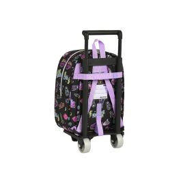 Mochila Escolar con Ruedas Monster High Creep Negro 22 x 27 x 10 cm