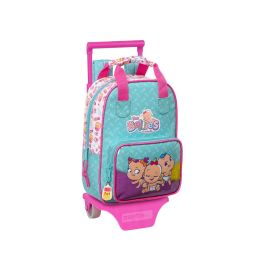 Mochila Escolar con Ruedas The Bellies 20 x 28 x 8 cm Morado Turquesa Blanco Precio: 18.79000046. SKU: B189Z8MZK7