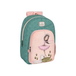 Mochila Escolar Santoro Swan lake Gris Rosa 30 x 46 x 14 cm Precio: 23.5949992982. SKU: B1K5YEKGSY