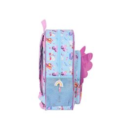 Mochila Escolar My Little Pony Wild & free Azul Rosa 33 x 42 x 14 cm