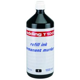 Edding Tinta de recarga para marcador permanente 1000 ml negro