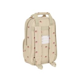 Mochila Escolar Safta Puppy 20 x 28 x 8 cm Beige