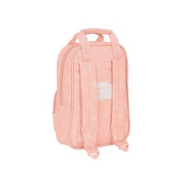 Mochila Escolar Safta Patito 20 x 28 x 8 cm Rosa