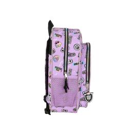 Mochila Escolar Monster High Best boos Lila 32 X 38 X 12 cm