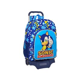 Mochila Escolar con Ruedas Sonic Speed Azul 33 x 42 x 14 cm Precio: 58.79000017. SKU: B1F3AJMYDR