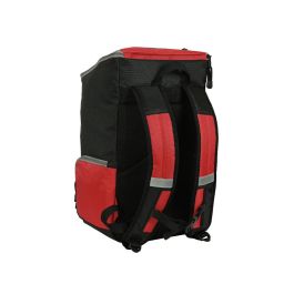 Mochila multisports para portatil 13,3" safta "black-red" 28x50x22cm