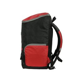 Mochila multisports para portatil 13,3" safta "black-red" 28x50x22cm