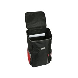 Mochila multisports para portatil 13,3" safta "black-red" 28x50x22cm