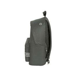 Mochila para portatil 14,1" kappa basics "gris" 31x41x16cm