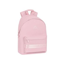 Mochila para portatil 14,1" kappa basics "rosa" 31x41x16cm