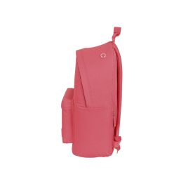 Mochila para portatil 14,1" safta basic "rosa" 31x41x16cm