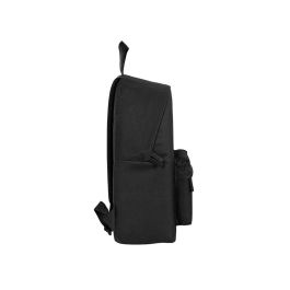 Mochila safta basic negro 33x42x15cm