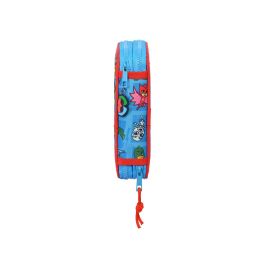 Plumier Doble PJ Masks Azul 12.5 x 19.5 x 4 cm (28 piezas)