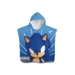 Poncho Safta De Microfibra Sonic The Hedgehog Speed 1000x500 mm