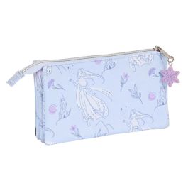 Portatodo Triple Frozen Believe Lila 22 x 12 x 3 cm