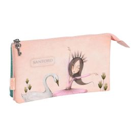 Portatodo Doble Santoro Swan lake Gris Rosa 22 x 12 x 3 cm Precio: 10.2849994313. SKU: B1AQRFM988