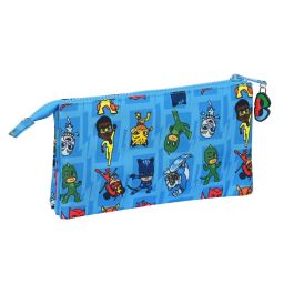 Portatodo Triple PJ Masks Azul 22 x 12 x 3 cm