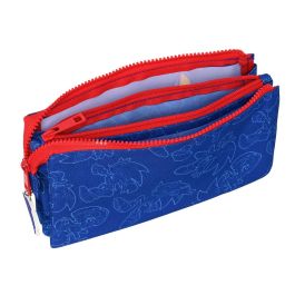 Portatodo Triple Sonic Let's roll Azul marino 22 x 12 x 3 cm