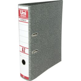 Unisystem Clásico archivador palanca 65mm folio rado cartón forrado gris Precio: 2.95000057. SKU: B1CV57BRX6