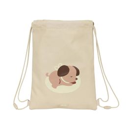 Bolsa Mochila con Cuerdas Safta Puppy Beige