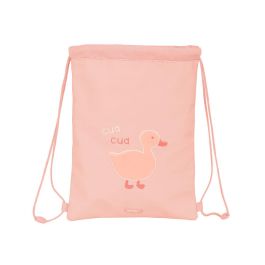 Bolsa Mochila con Cuerdas Safta Patito Rosa