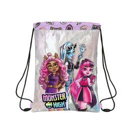 Bolsa Mochila con Cuerdas Monster High Best boos Lila Precio: 9.0749998427. SKU: B1FER758P4