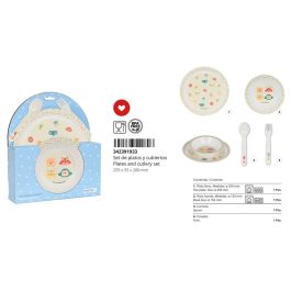 Set de Menaje Infantil Safta Cabecitas (4 Piezas)