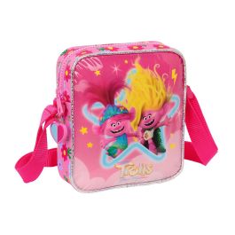 Bolso Bandolera Trolls Rosa 16 x 18 x 4 cm