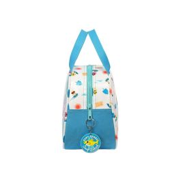 Portameriendas Térmico Baby Shark Surfing Azul Blanco 19 x 22 x 14 cm