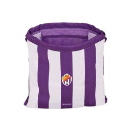 Bolsa Mochila con Cuerdas Real Valladolid C.F. Morado 35 x 40 x 1 cm