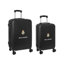 Juego de Maletas Real Madrid C.F. + mediano 24 Trolley Azul marino 40 x 63 x 26 cm (2 Piezas) Precio: 170.50000011. SKU: B1BXZVKBMM