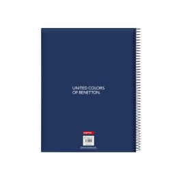 Libreta Benetton Cool Azul marino A4 120 Hojas