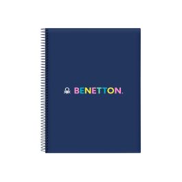 Libreta Benetton Cool Azul marino A4 120 Hojas Precio: 8.215899637. SKU: B188Y3B5K8