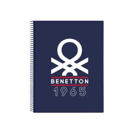 Libreta Benetton Varsity Gris Azul marino A4 120 Hojas Precio: 6.7899997. SKU: B17MSMWKSL