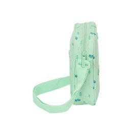 Bolso Bandolera Safta Coches Verde 16 x 18 x 4 cm