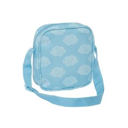 Bolso Bandolera Safta Nubes Azul 16 x 18 x 4 cm