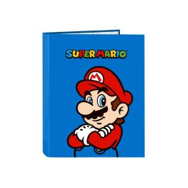 Carpeta de anillas Super Mario Play Azul Rojo A4 26.5 x 33 x 4 cm Precio: 4.49999968. SKU: B163WFKTXY