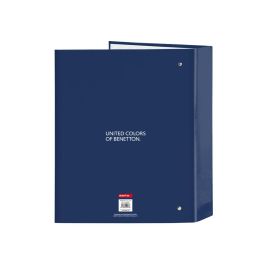 Carpeta de anillas Benetton Cool Azul marino A4 27 x 33 x 6 cm