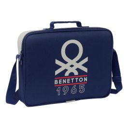 Cartera Escolar Benetton Varsity Gris Azul marino 38 x 28 x 6 cm Precio: 11.99124278. SKU: B1A4WX9W7M