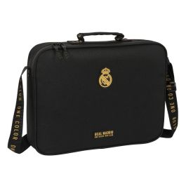 Cartera Escolar Real Madrid C.F. Negro 38 x 28 x 6 cm Precio: 18.49999976. SKU: B1H2TCDLY6