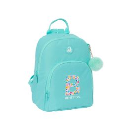 Mochila Benetton Letter Mini Verde 25 x 30 x 13 cm