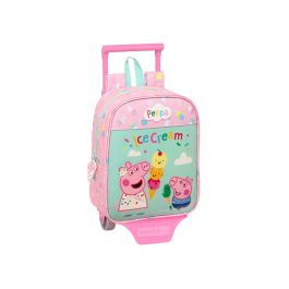 Mochila Escolar con Ruedas Peppa Pig Ice cream Verde Rosa 22 x 27 x 10 cm Precio: 22.7359005566. SKU: B12ZDZFBY8