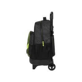 Mochila Escolar con Ruedas Nerf Get ready Negro 33 X 45 X 22 cm